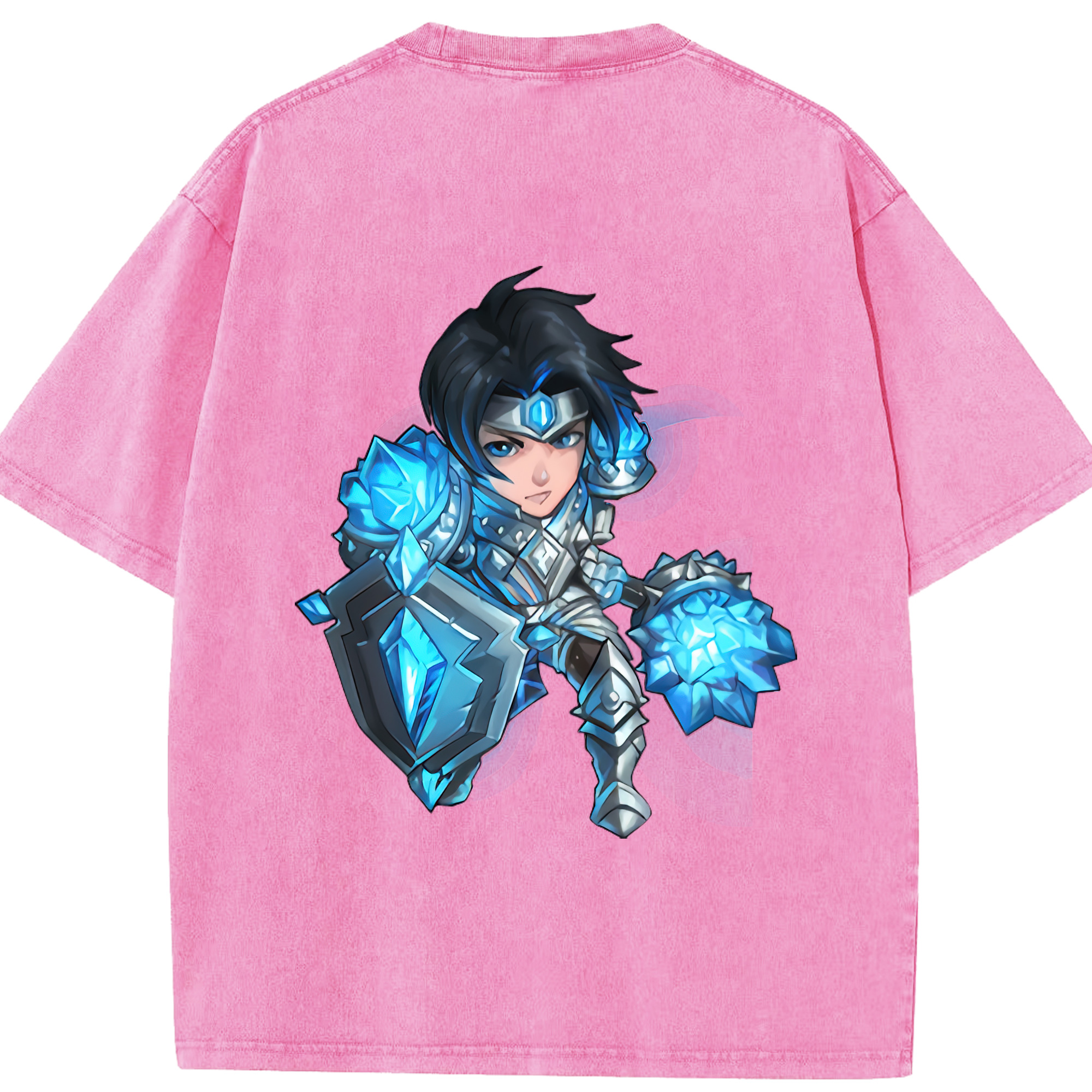 リーグ・オブ・レジェンド League of Legends LOL 綿100% ヴィンテージ風 半袖Tシャツ（背面プリント）